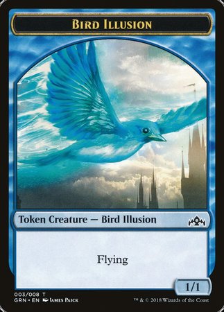 Bird Illusion Token [Guilds of Ravnica Tokens] | Mega City Incorporated