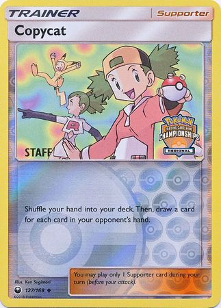 Copycat (127/168) (Regional Championship Promo Staff) [Sun & Moon: Celestial Storm] | Mega City Incorporated