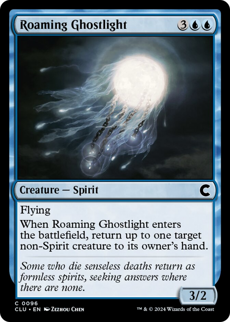 Roaming Ghostlight [Ravnica: Clue Edition] | Mega City Incorporated