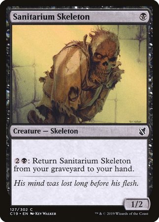 Sanitarium Skeleton [Commander 2019] | Mega City Incorporated