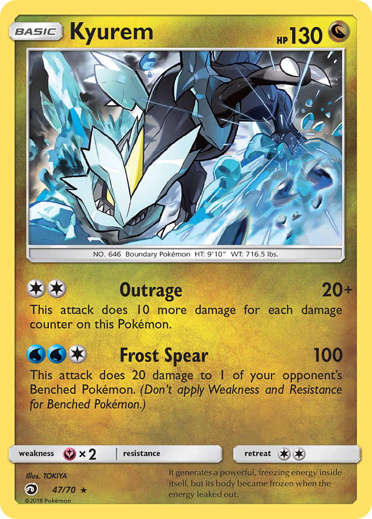 Kyurem (47/70) [Sun & Moon: Dragon Majesty] | Mega City Incorporated