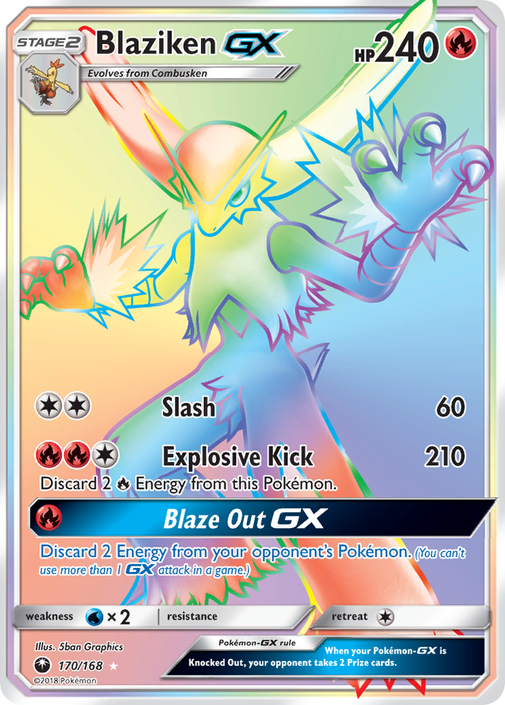 Blaziken GX (170/168) [Sun & Moon: Celestial Storm] | Mega City Incorporated