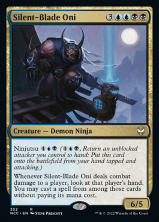 Silent-Blade Oni [Streets of New Capenna Commander] | Mega City Incorporated