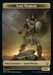 Soldier // Sand Warrior Double-sided Token [Dominaria United Tokens] | Mega City Incorporated