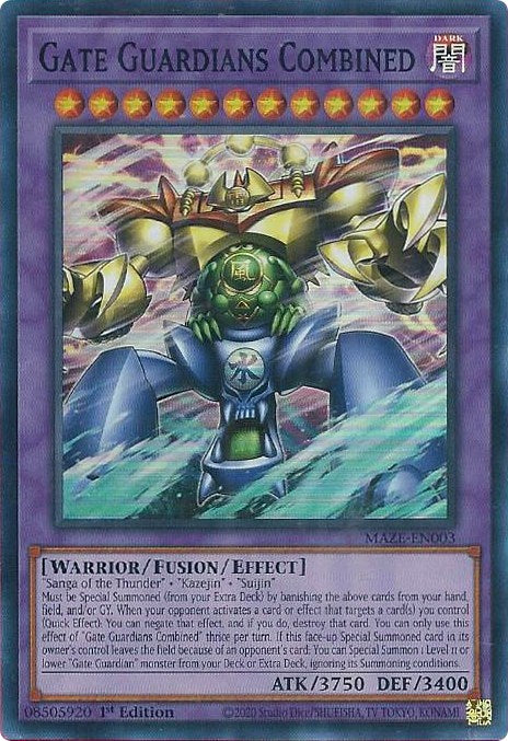 Gate Guardians Combined [MAZE-EN003] Super Rare | Mega City Incorporated