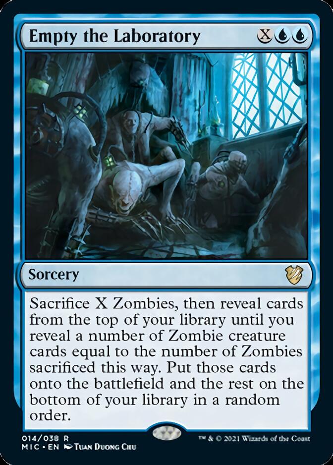 Empty the Laboratory [Innistrad: Midnight Hunt Commander] | Mega City Incorporated