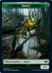 Insect // Wolf (014) Double-sided Token [Innistrad: Crimson Vow Tokens] | Mega City Incorporated