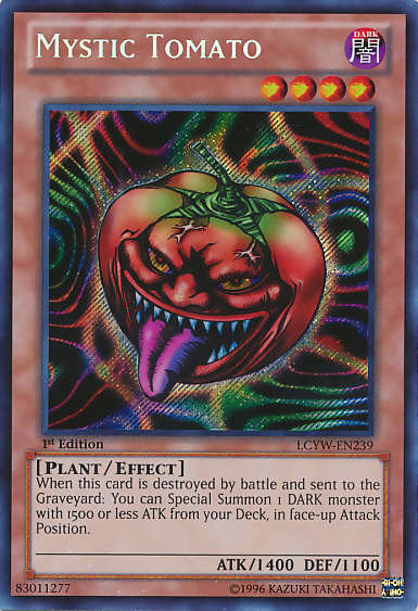 Mystic Tomato [LCYW-EN239] Secret Rare | Mega City Incorporated