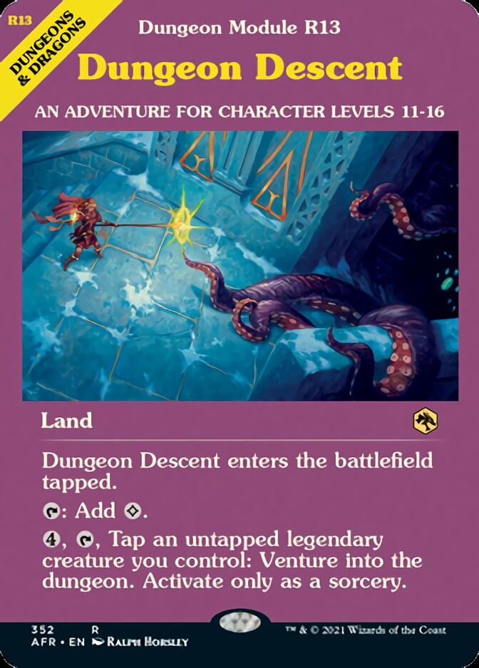 Dungeon Descent (Dungeon Module) [Dungeons & Dragons: Adventures in the Forgotten Realms] | Mega City Incorporated