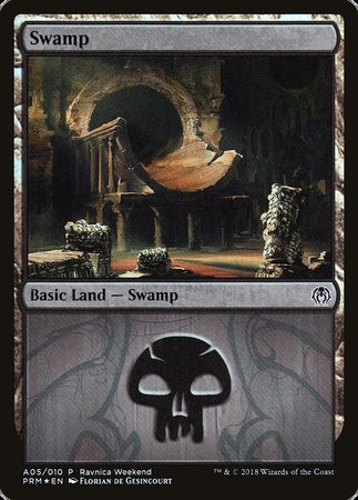 Swamp - Golgari (A05) [GRN Ravnica Weekend] | Mega City Incorporated