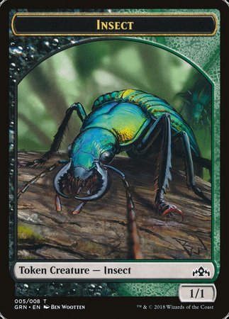 Insect Token [Guilds of Ravnica Tokens] | Mega City Incorporated