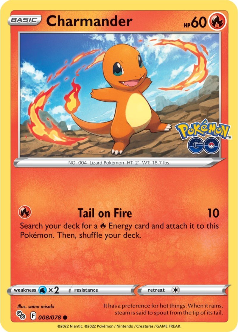 Charmander (008/078) [Pokémon GO] | Mega City Incorporated