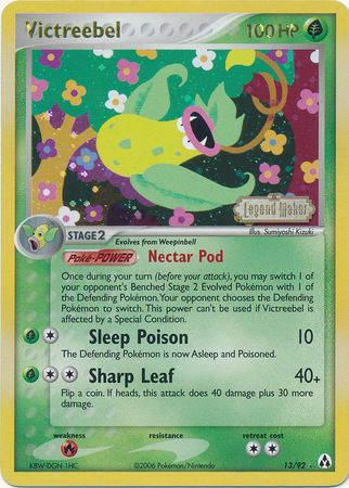 Victreebel (13/92) (Stamped) [EX: Legend Maker] | Mega City Incorporated