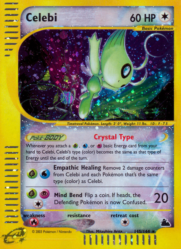 Celebi (145/144) [Skyridge] | Mega City Incorporated