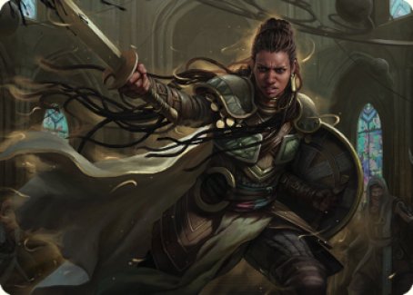 Shanna, Purifying Blade Art Card 1 [Dominaria United Art Series] | Mega City Incorporated