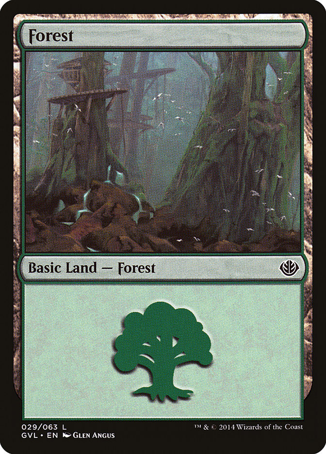 Forest (29) (Garruk vs. Liliana) [Duel Decks Anthology] | Mega City Incorporated