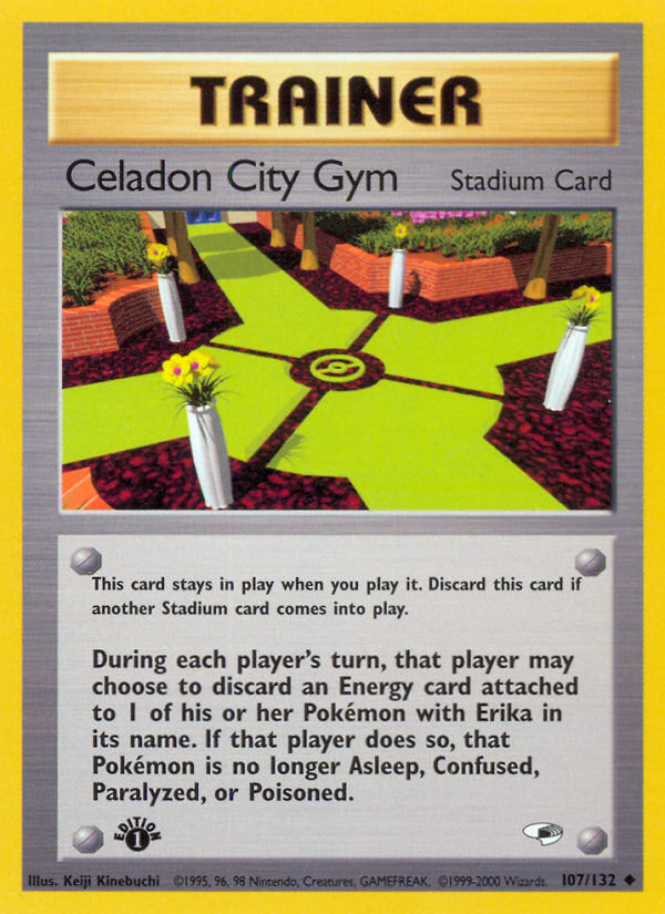 Celadon City Gym (107/132) [Gym Heroes 1st Edition] | Mega City Incorporated