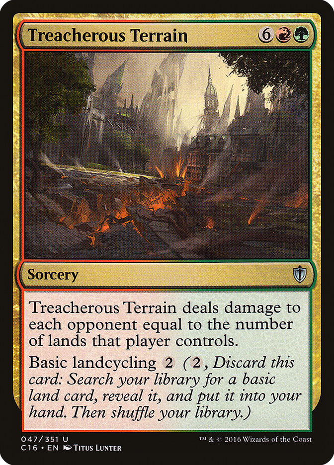 Treacherous Terrain [Commander 2016] | Mega City Incorporated