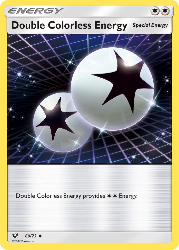 Double Colorless Energy (69/73) [Sun & Moon: Shining Legends] | Mega City Incorporated