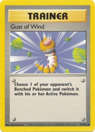 Gust of Wind (93/102) [Base Set Unlimited] | Mega City Incorporated