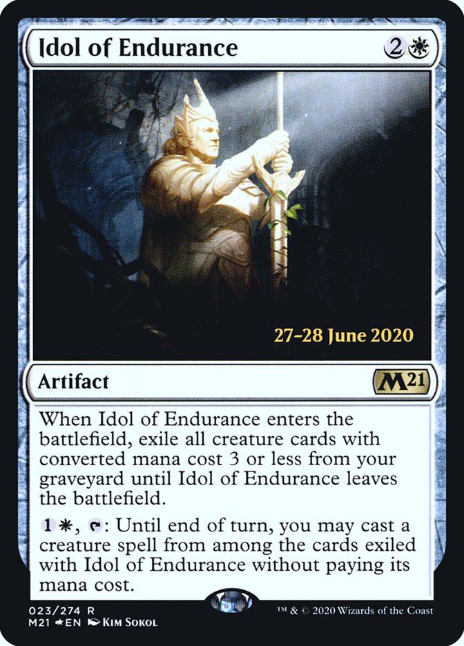 Idol of Endurance  [Core Set 2021 Prerelease Promos] | Mega City Incorporated