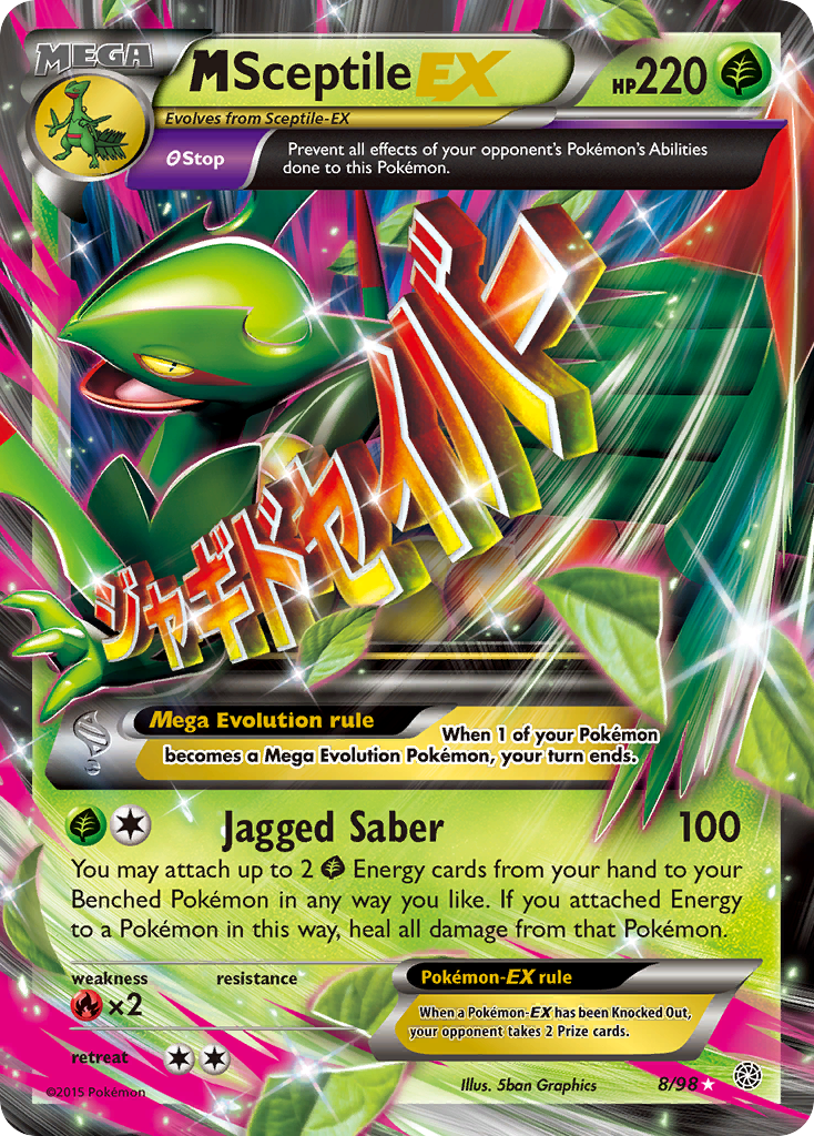 M Sceptile EX (8/98) [XY: Ancient Origins] | Mega City Incorporated