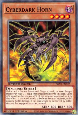 Cyberdark Horn [SGX1-ENG05] Common | Mega City Incorporated