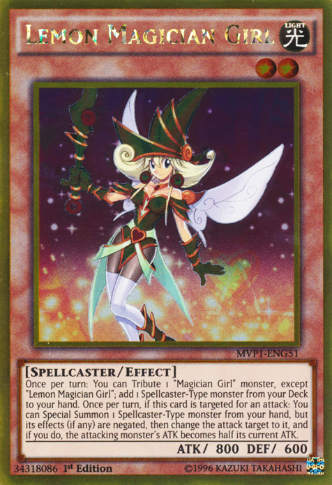 Lemon Magician Girl [MVP1-ENG51] Gold Rare | Mega City Incorporated