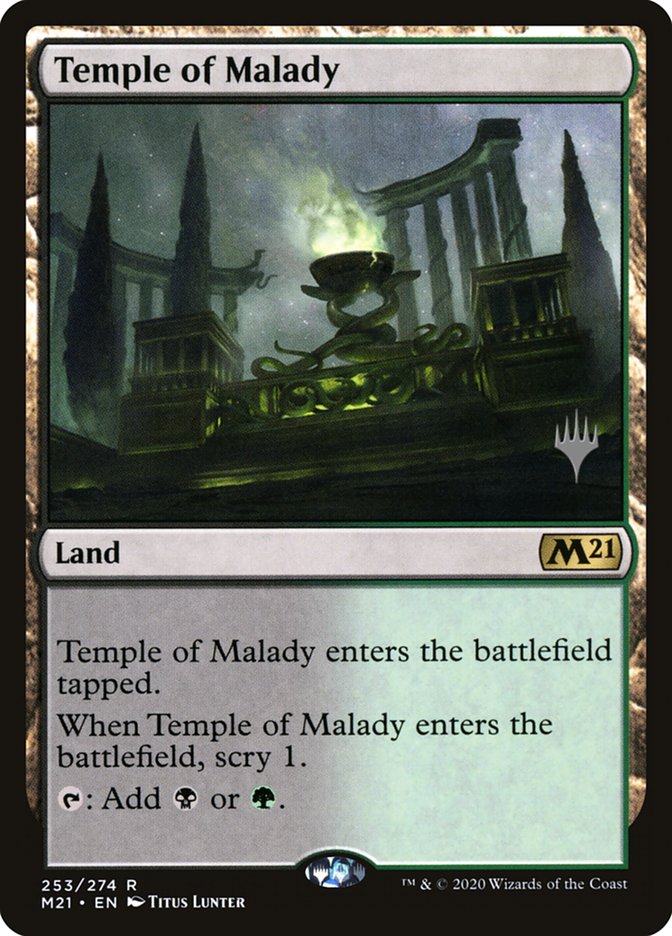 Temple of Malady (Promo Pack) [Core Set 2021 Promos] | Mega City Incorporated