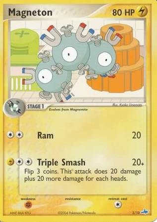 Magneton (5/10) [EX: Trainer Kit - Latios] | Mega City Incorporated