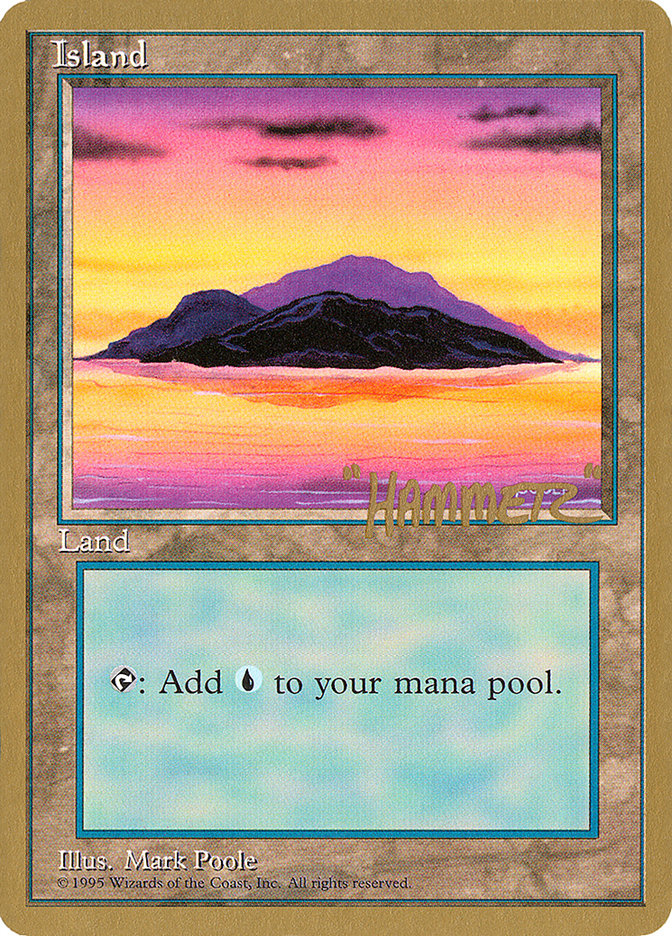 Island (shr368) (Shawn "Hammer" Regnier) [Pro Tour Collector Set] | Mega City Incorporated