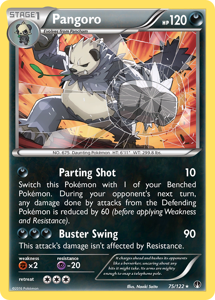 Pangoro (75/122) [XY: BREAKpoint] | Mega City Incorporated