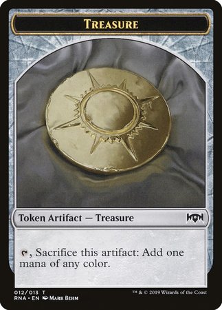 Treasure Token [Ravnica Allegiance Tokens] | Mega City Incorporated