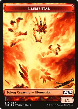 Elemental Token [Core Set 2020 Tokens] | Mega City Incorporated