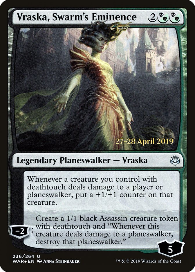 Vraska, Swarm's Eminence  [War of the Spark Prerelease Promos] | Mega City Incorporated