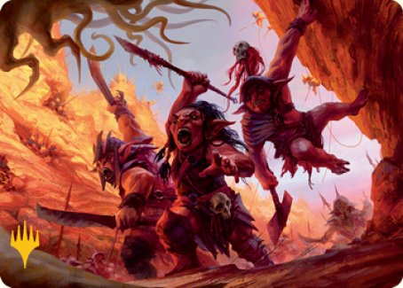 Goblin Art Card (Gold-Stamped Signature) [Dungeons & Dragons: Adventures in the Forgotten Realms Art Series] | Mega City Incorporated