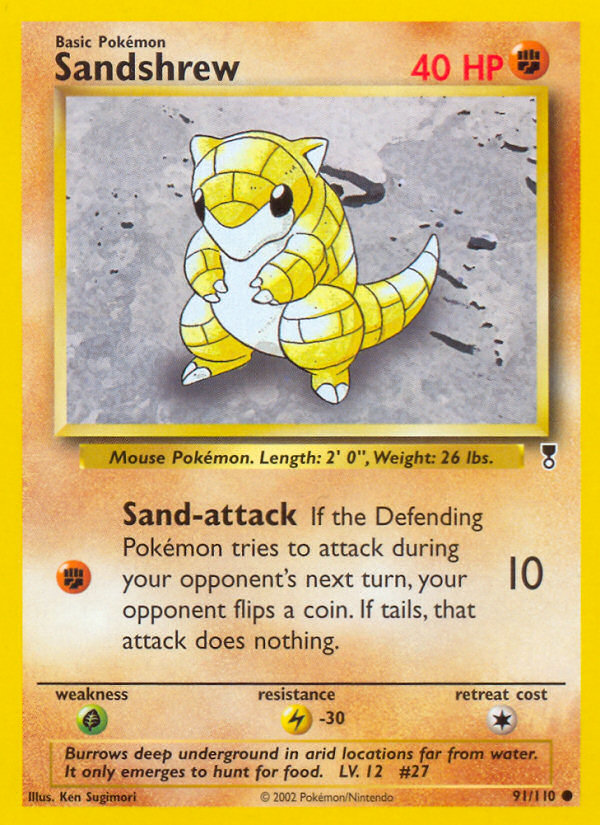 Sandshrew (91/110) [Legendary Collection] | Mega City Incorporated