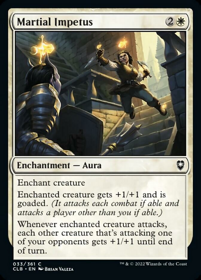 Martial Impetus [Commander Legends: Battle for Baldur's Gate] | Mega City Incorporated