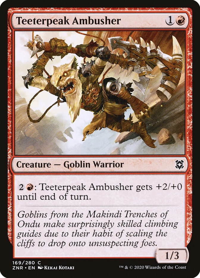 Teeterpeak Ambusher [Zendikar Rising] | Mega City Incorporated