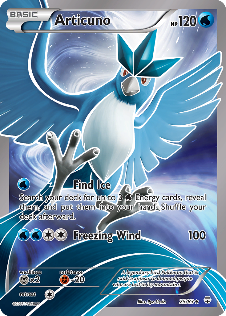 Articuno (25/83) [XY: Generations] | Mega City Incorporated