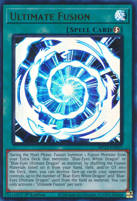 Ultimate Fusion [MP23-EN027] Ultra Rare | Mega City Incorporated