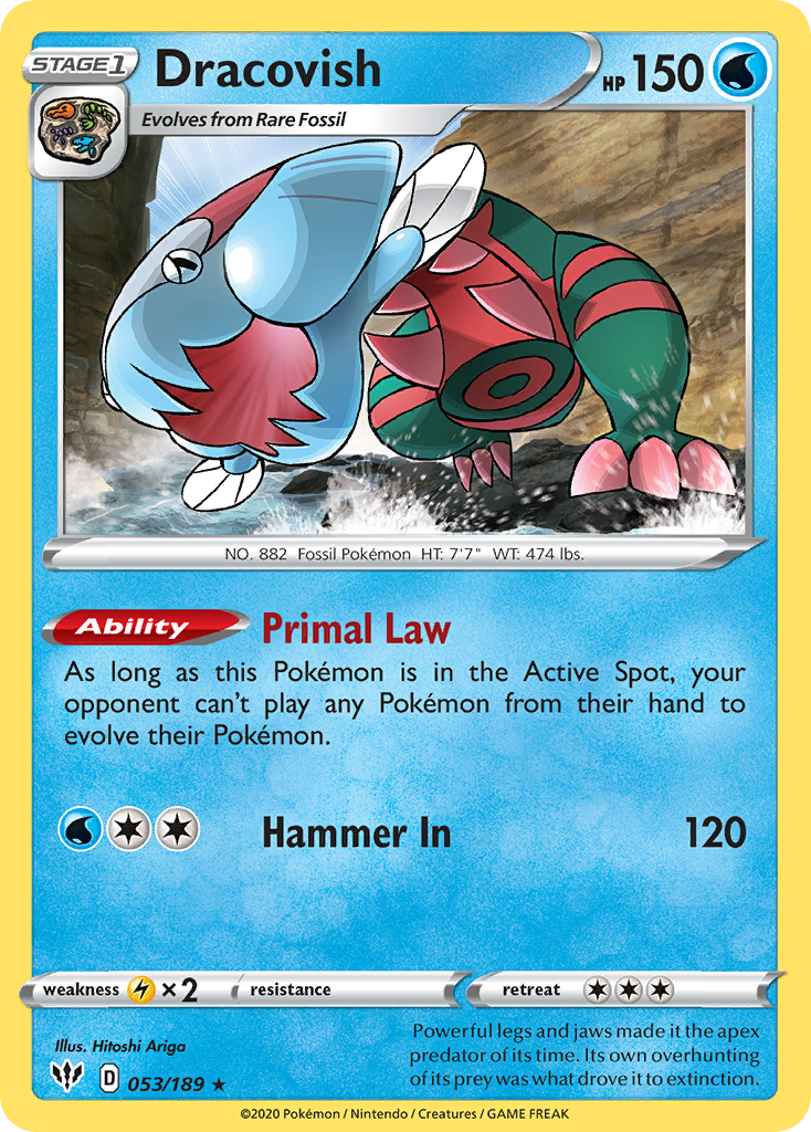 Dracovish (053/189) [Sword & Shield: Darkness Ablaze] | Mega City Incorporated
