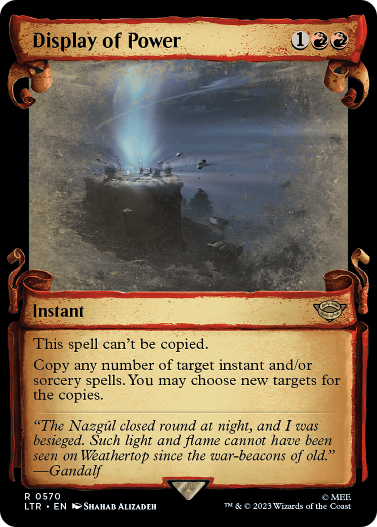 Display of Power [The Lord of the Rings: Tales of Middle-Earth Showcase Scrolls] | Mega City Incorporated
