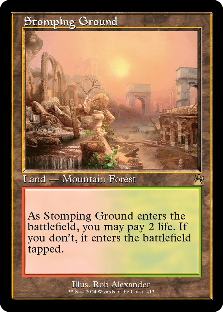 Stomping Ground (Retro) [Ravnica Remastered] | Mega City Incorporated