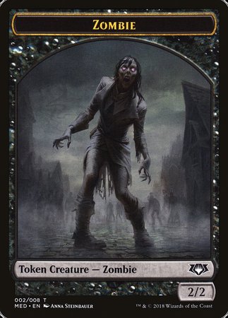 Zombie Token [Mythic Edition Tokens] | Mega City Incorporated