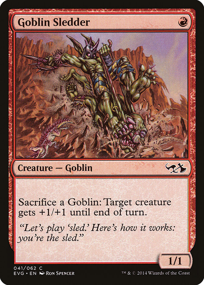 Goblin Sledder (Elves vs. Goblins) [Duel Decks Anthology] | Mega City Incorporated