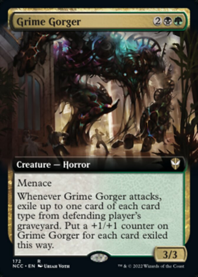 Grime Gorger (Extended Art) [Streets of New Capenna Commander] | Mega City Incorporated