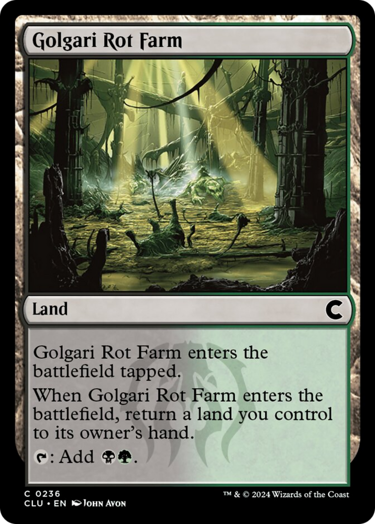 Golgari Rot Farm [Ravnica: Clue Edition] | Mega City Incorporated