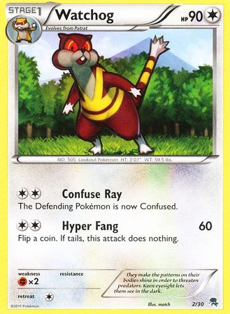 Watchog (2/30) [Black & White: Trainer Kit - Zoroark] | Mega City Incorporated