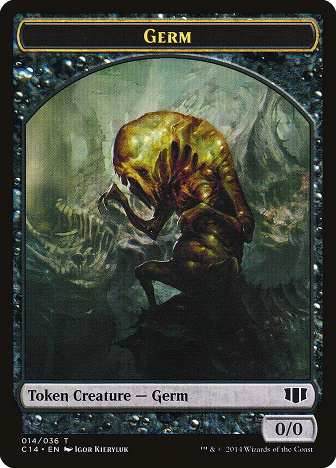 Stoneforged Blade // Germ Double-sided Token [Commander 2014 Tokens] | Mega City Incorporated